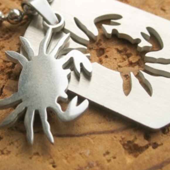 Cancer Zodiac Necklace - Picture 3 of 5